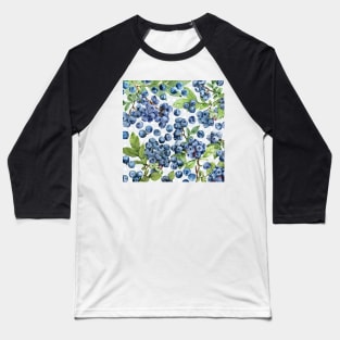 Watercolor blueberry Baseball T-Shirt